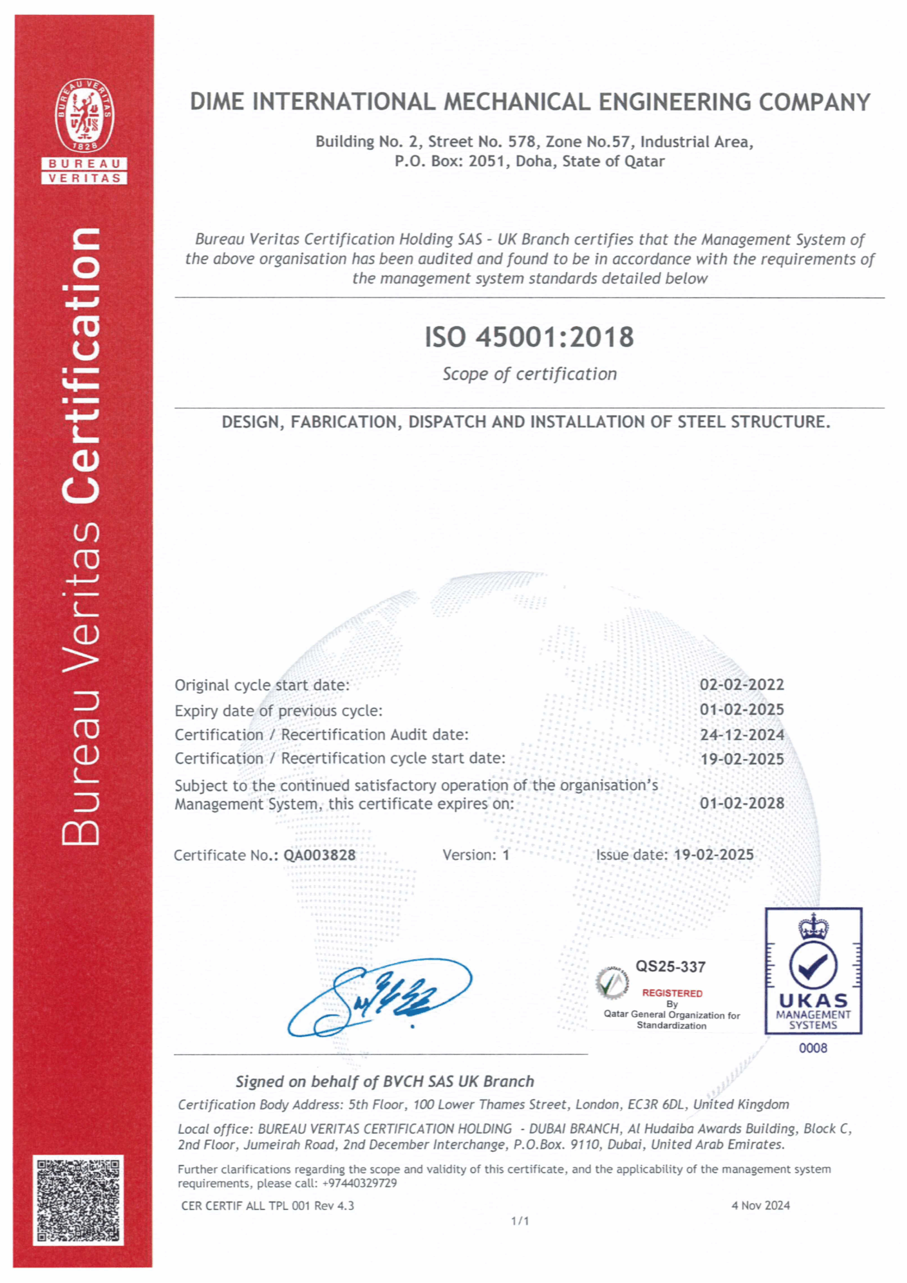 ISO 45001 : 2018